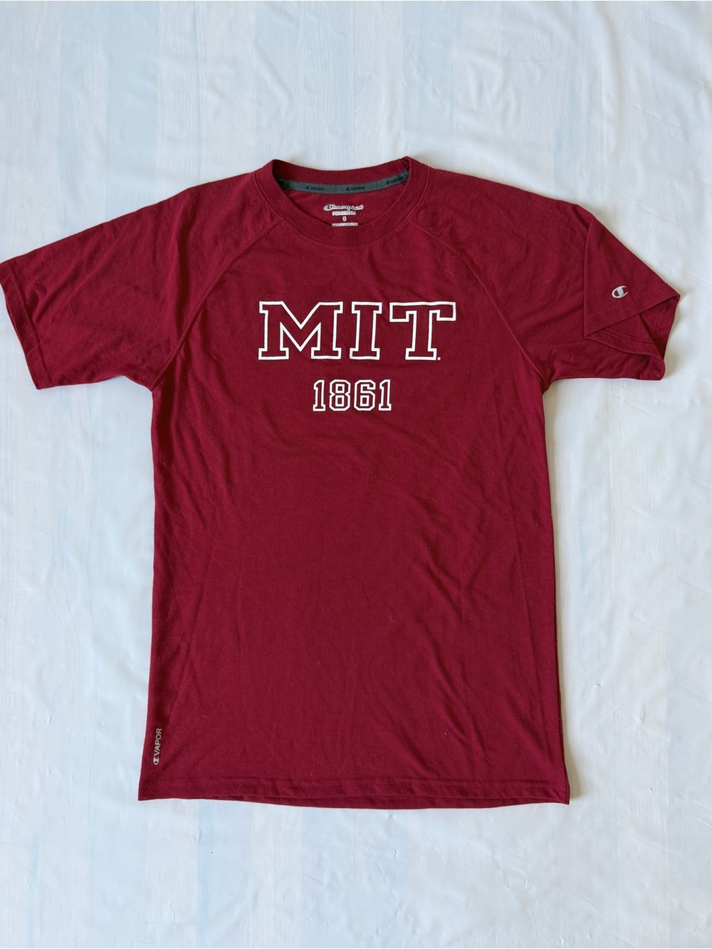 Champion Powertrain MIT 1861 Graphic T-Shirt vapor Maroon size Small⁠ unisex